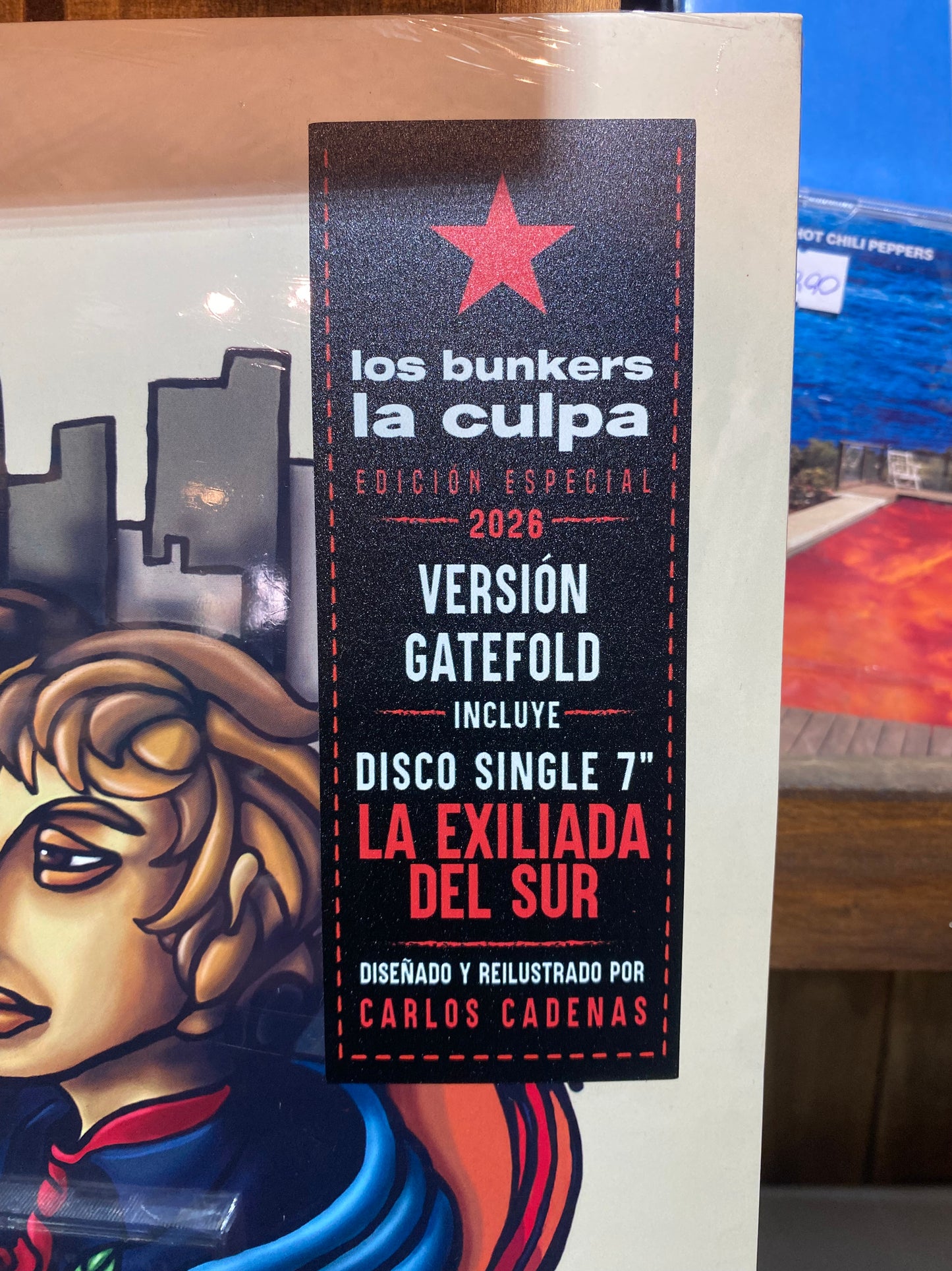 Los Bunkers – La Culpa + La Exiliada del Sur | Vinilo LP + 7” | Resuena Tienda