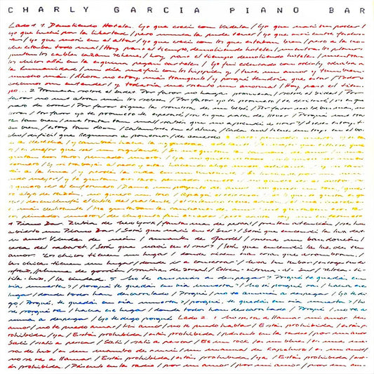 Charly García – Piano Bar | Vinilo LP | Resuena Tienda