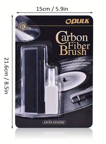 SET DE LIMPIEZA PARA VINILOS (CEPILLO + LÍQUIDO)