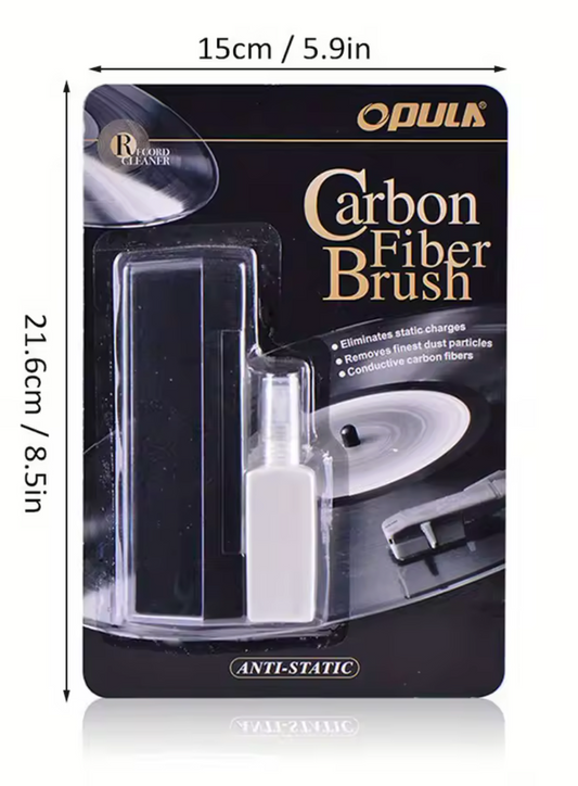 SET DE LIMPIEZA PARA VINILOS (CEPILLO + LÍQUIDO)