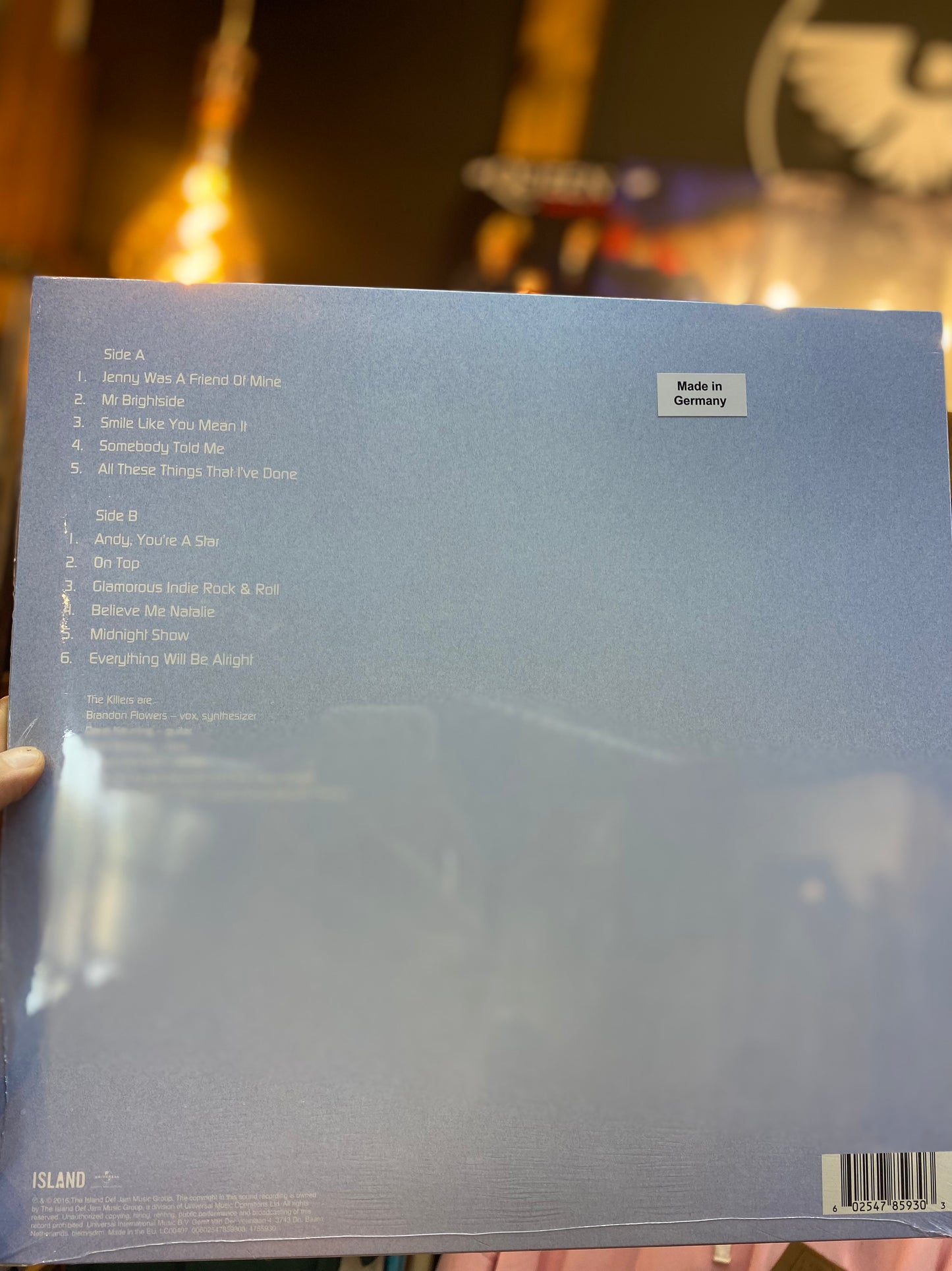 Vinilo The Killers – Hot Fuss LP | Resuena Tienda