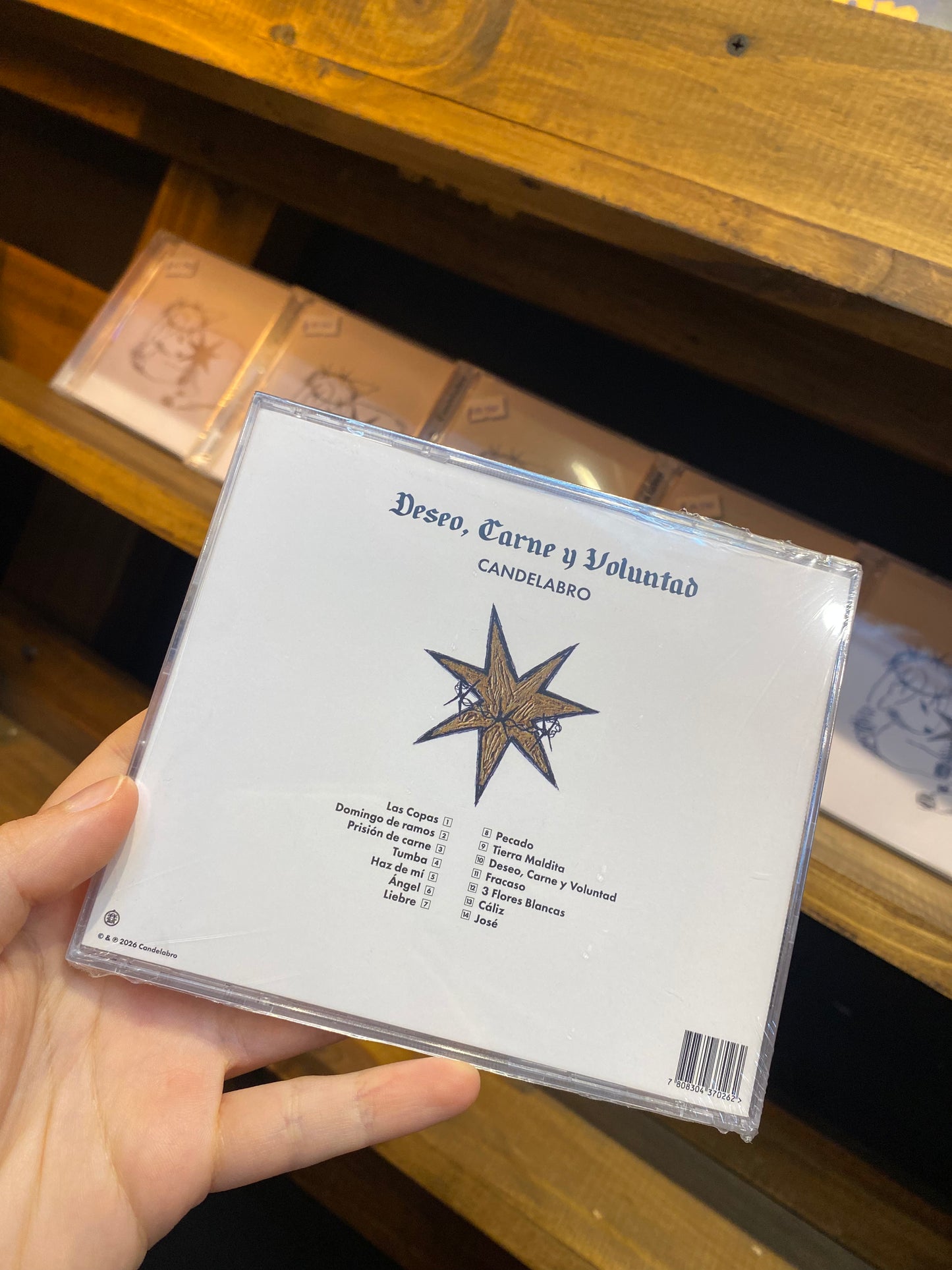 Carne, Deseo y Voluntad - Candelabro –  CD | Resuena Tienda