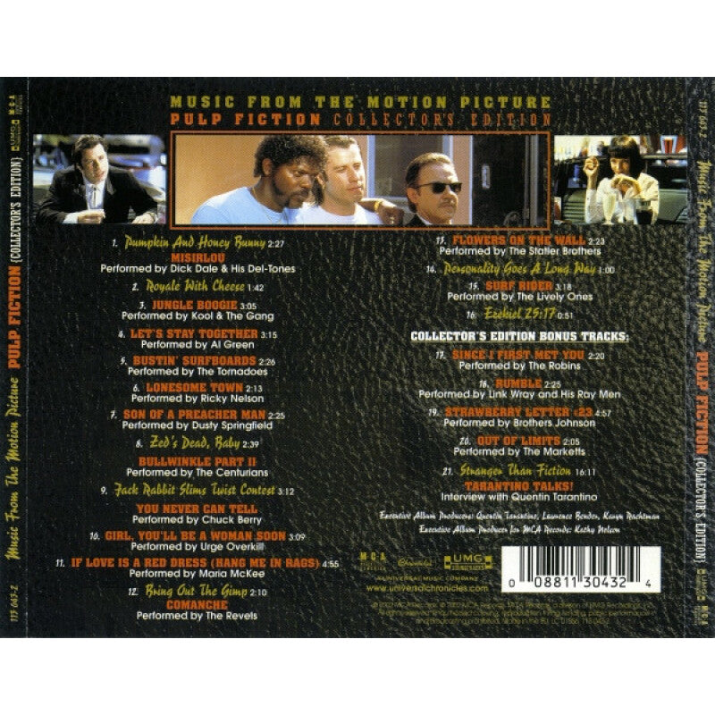 PULP FICTION - COLLECTORS EDITION (CD) -SOUNDTRACK
