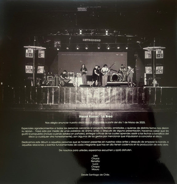 Hesse Kassel – La Brea -Vinilo 2LP Gatefold | Resuena Tienda